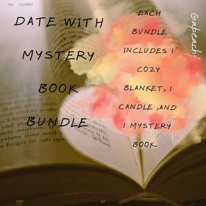 Mystery Book Bundle with Cozy Blanket and Candle Freebies Included!